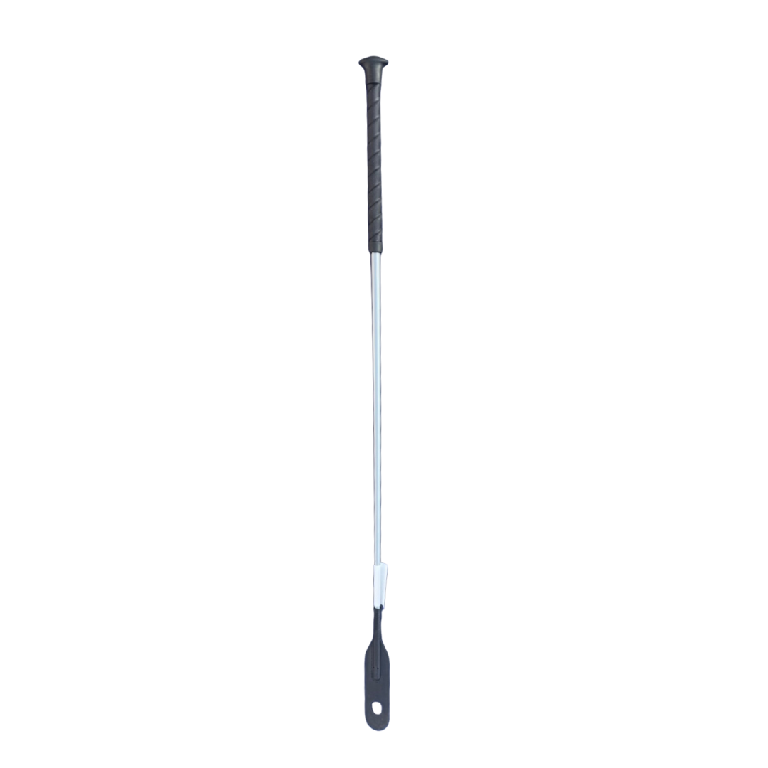 Horse Riding Crop Edward Goddard Training Whip 65cm Light Grey