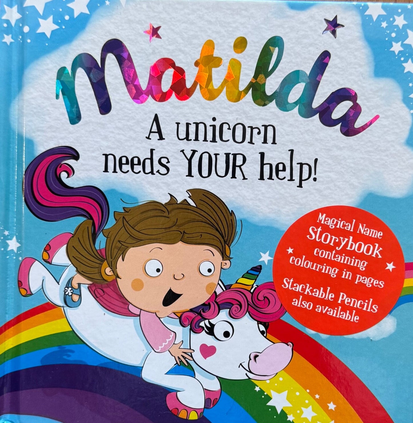 Children's Magical Adventure Book A Unicorn Needs Your Help - Add Child’s Name