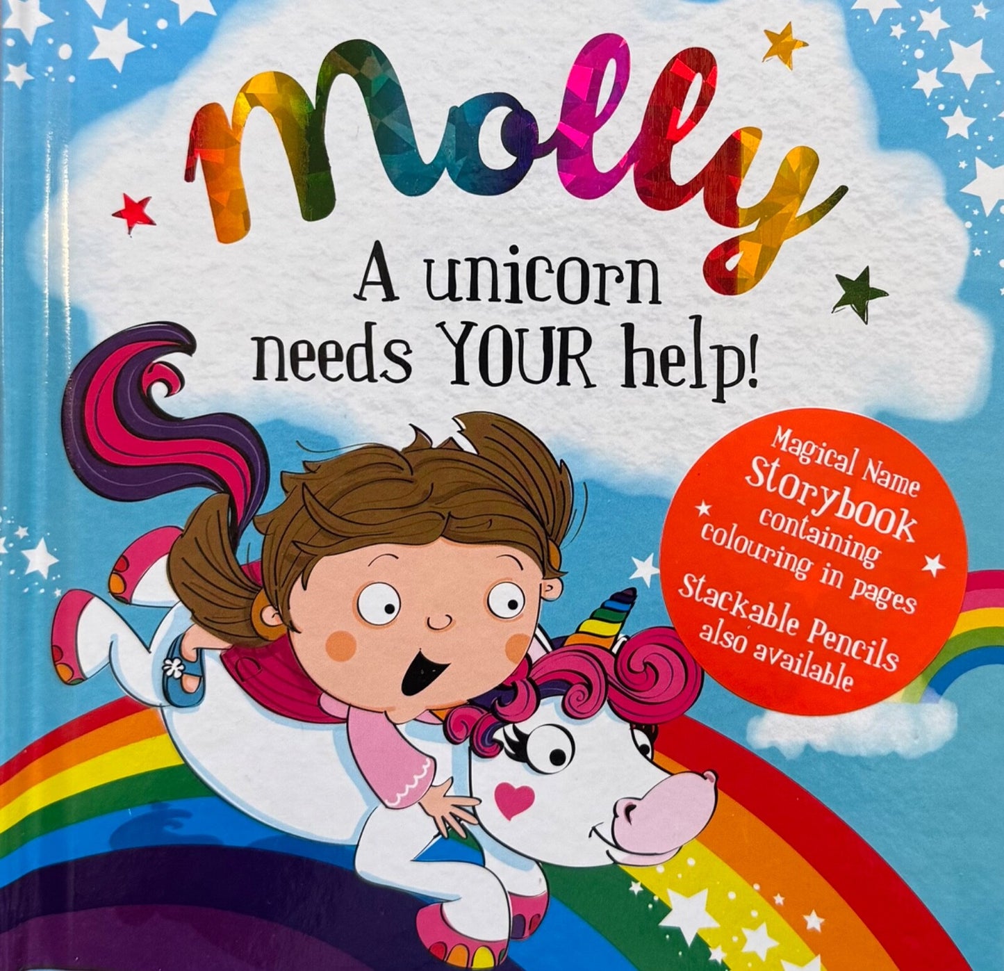 Children's Magical Adventure Book A Unicorn Needs Your Help - Add Child’s Name