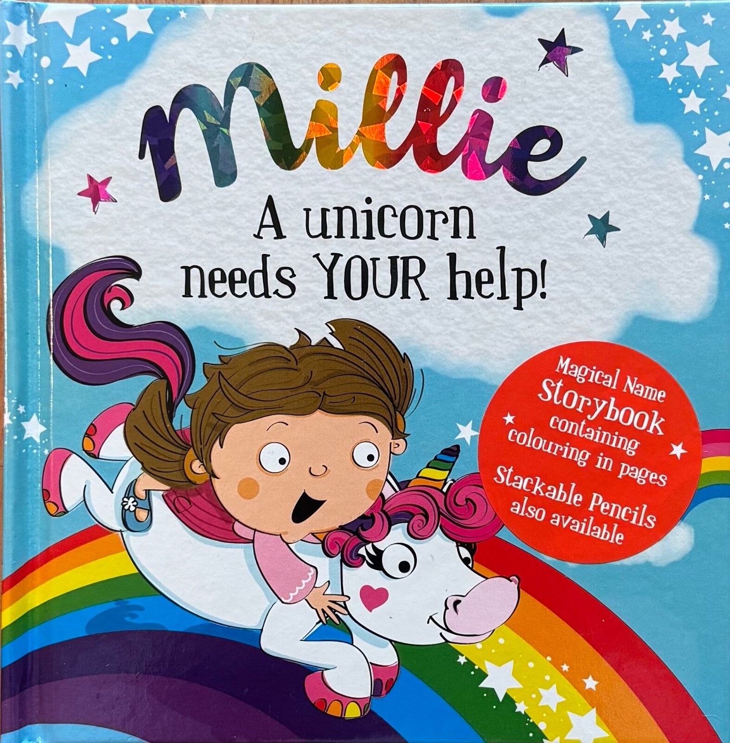 Children's Magical Adventure Book A Unicorn Needs Your Help - Add Child’s Name