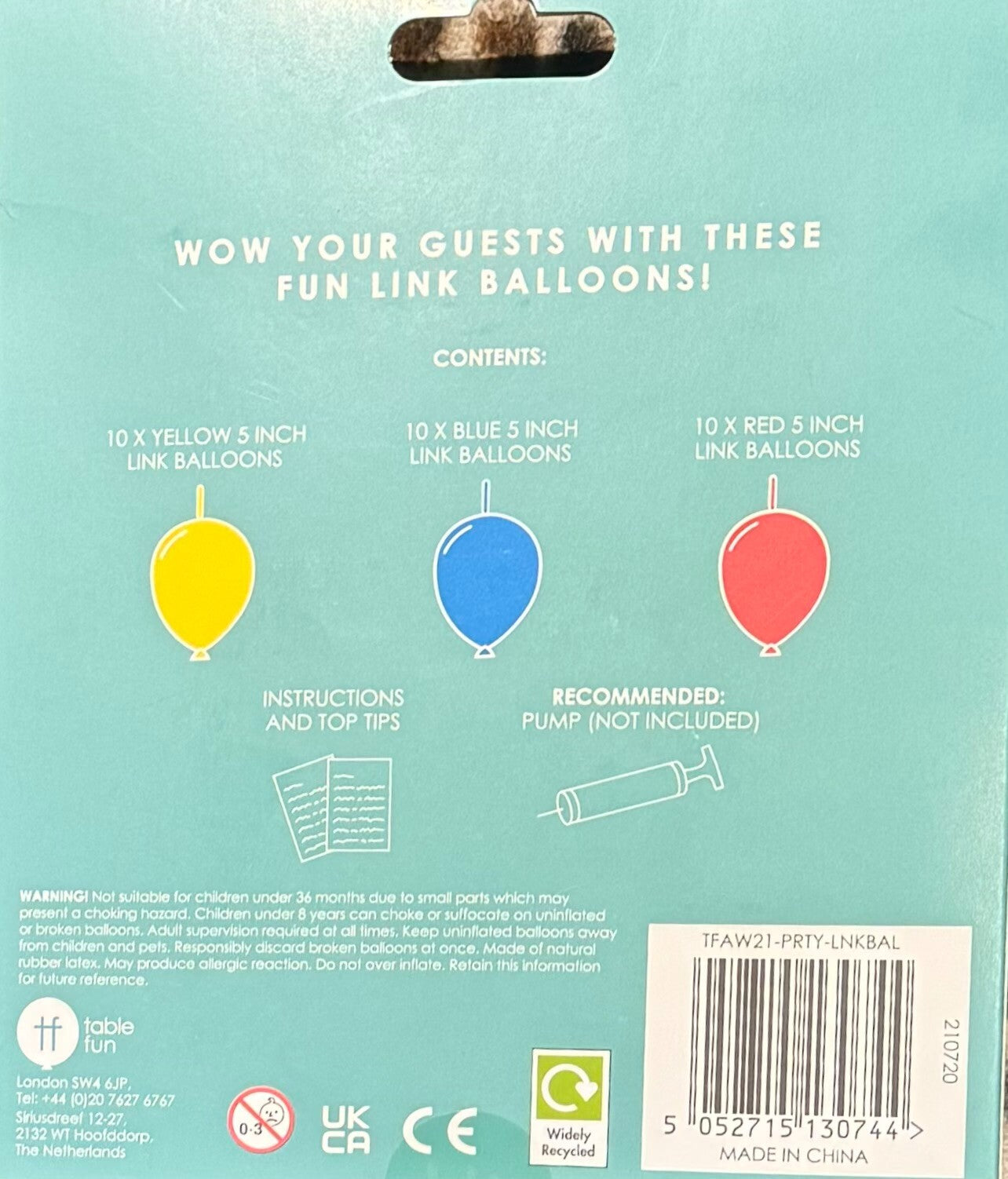Balloon Kit Birthdays, Weddings Decorations Rainbow Quick Linking - 30 Balloons