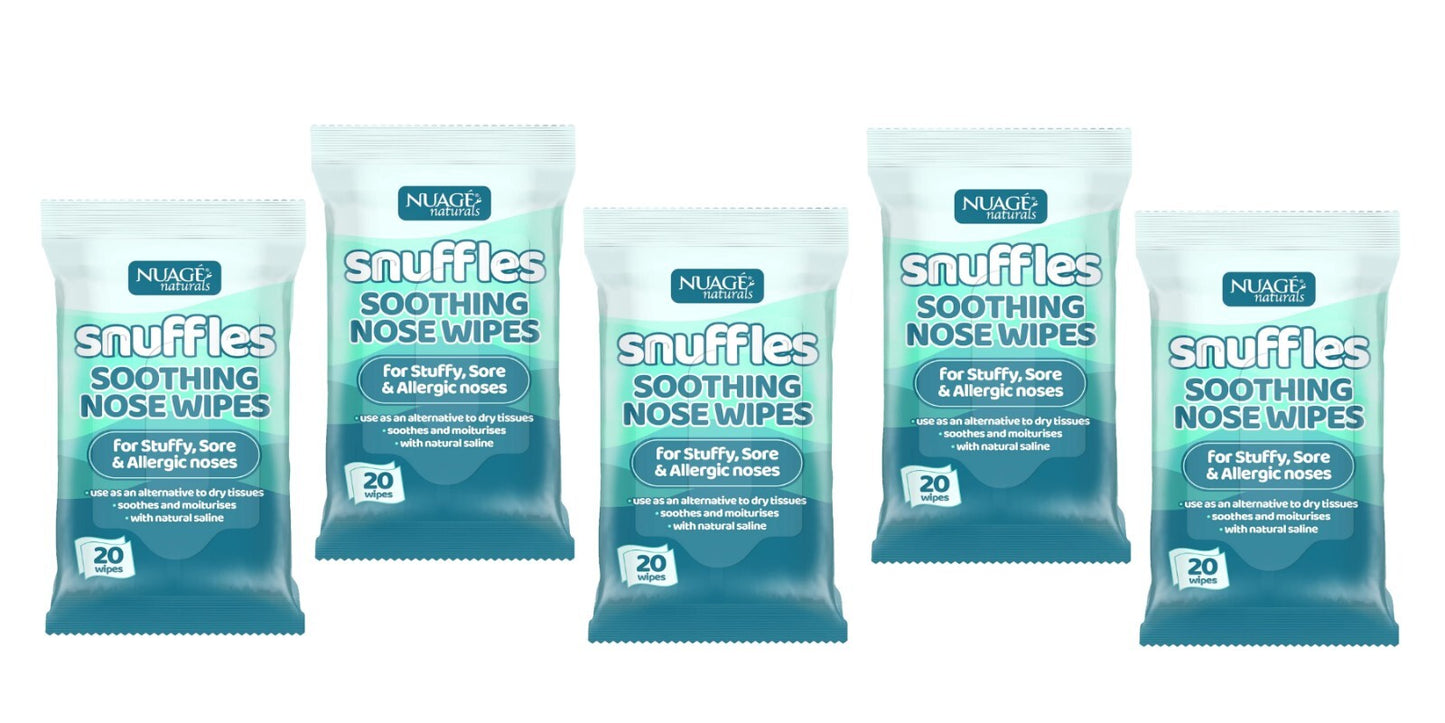 Soothing Aloe Vera Snuffles Nose Wipes Tissues 100 wipes