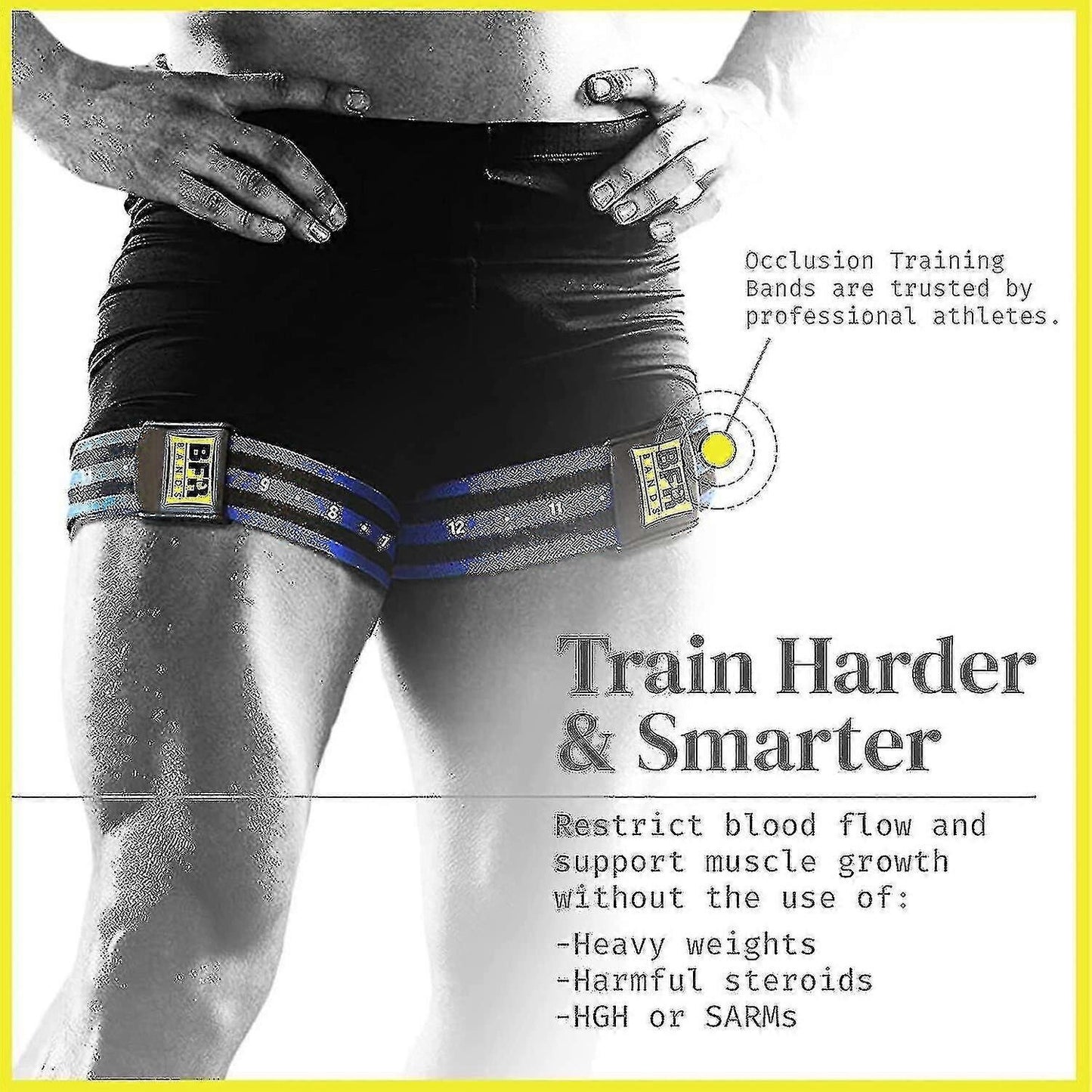 Occlusion Training Bands Blood Flow Restriction Training wraps Fitness 4 Band Pk