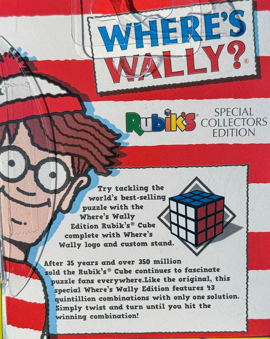 Where's Wally Rubiks Cube | Special Collectors Edition | 3x3 Puzzle Cube