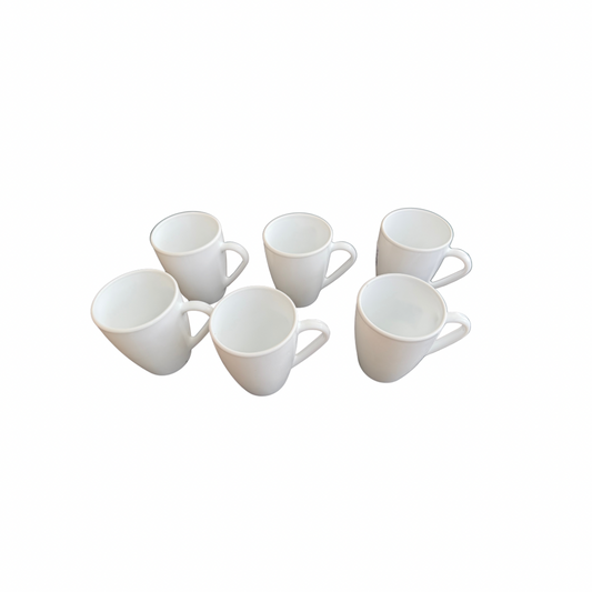 Bormioli Rocco Icon White Mugs