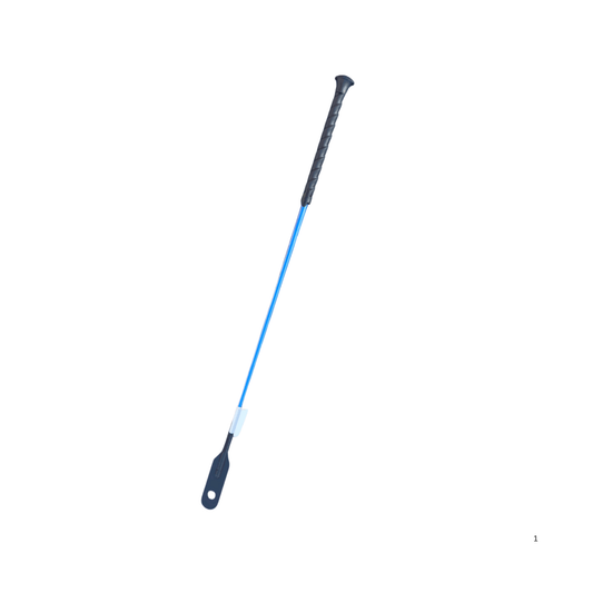 Horse Riding Crop Edward Goddard Training Whip 65cm Blue