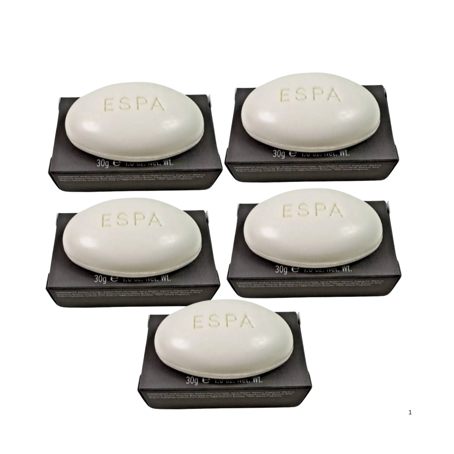 ESPA Bergamot & Jasmine Cleansing Bar Soap 30g x 5 Packs
