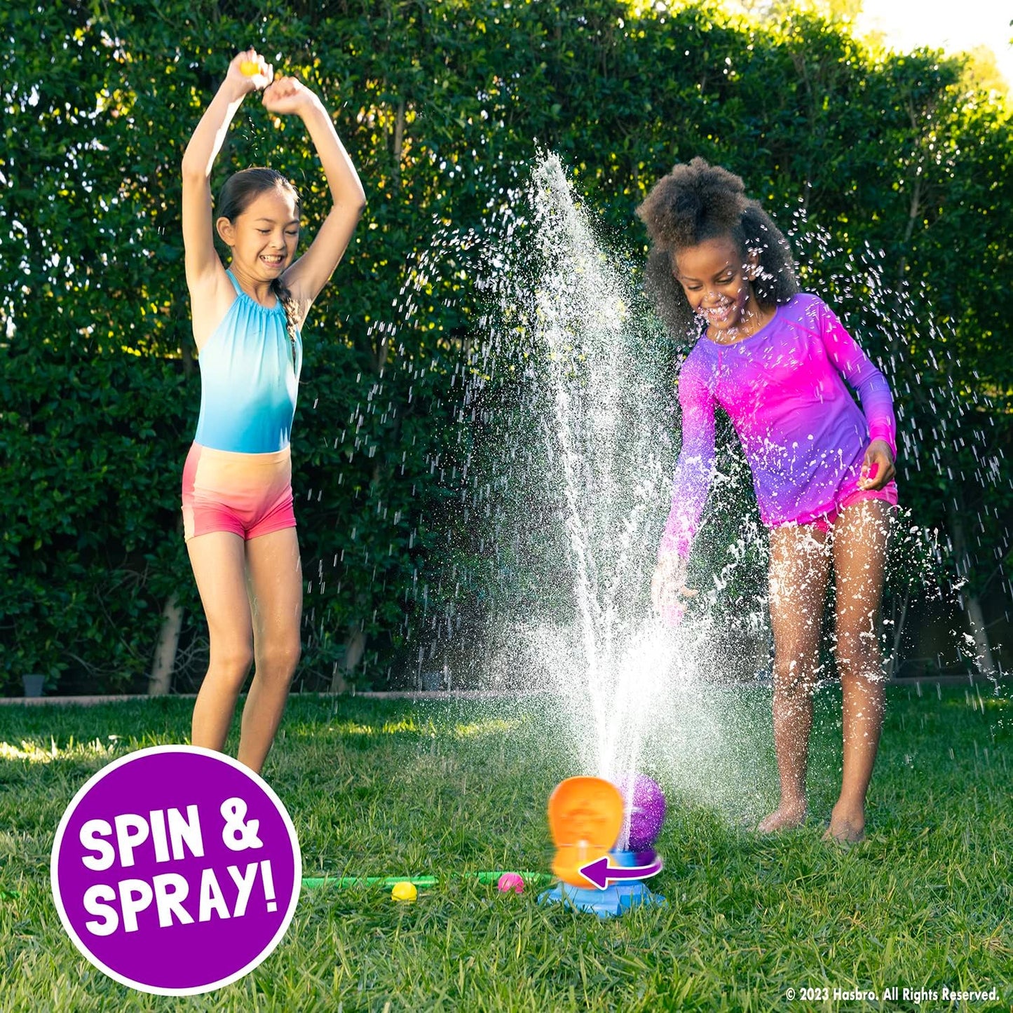 Hasbro Hungry Hungry Hippos Splash Lawn Water Toys Sprinkler Game