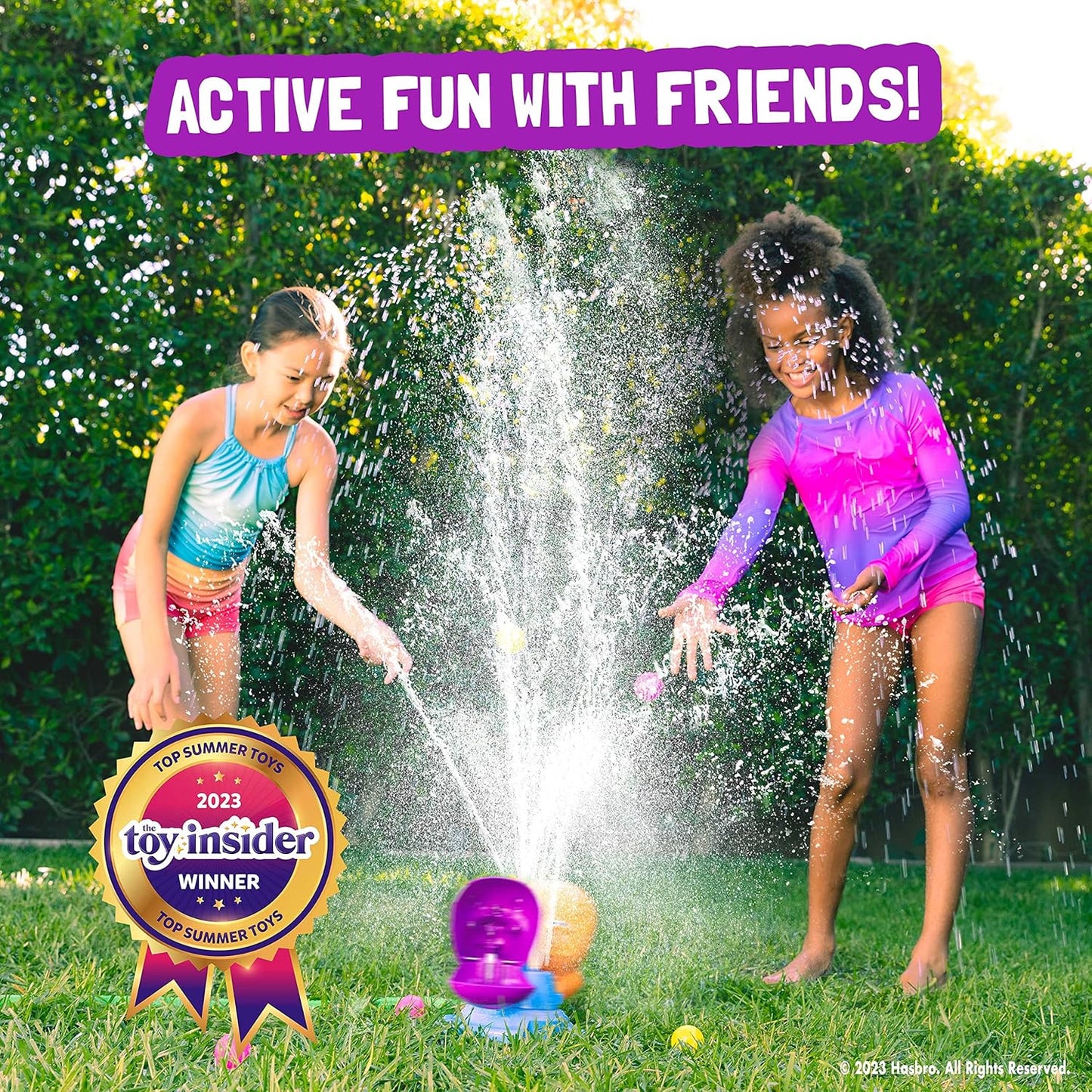 Hasbro Hungry Hungry Hippos Splash Lawn Water Toys Sprinkler Game