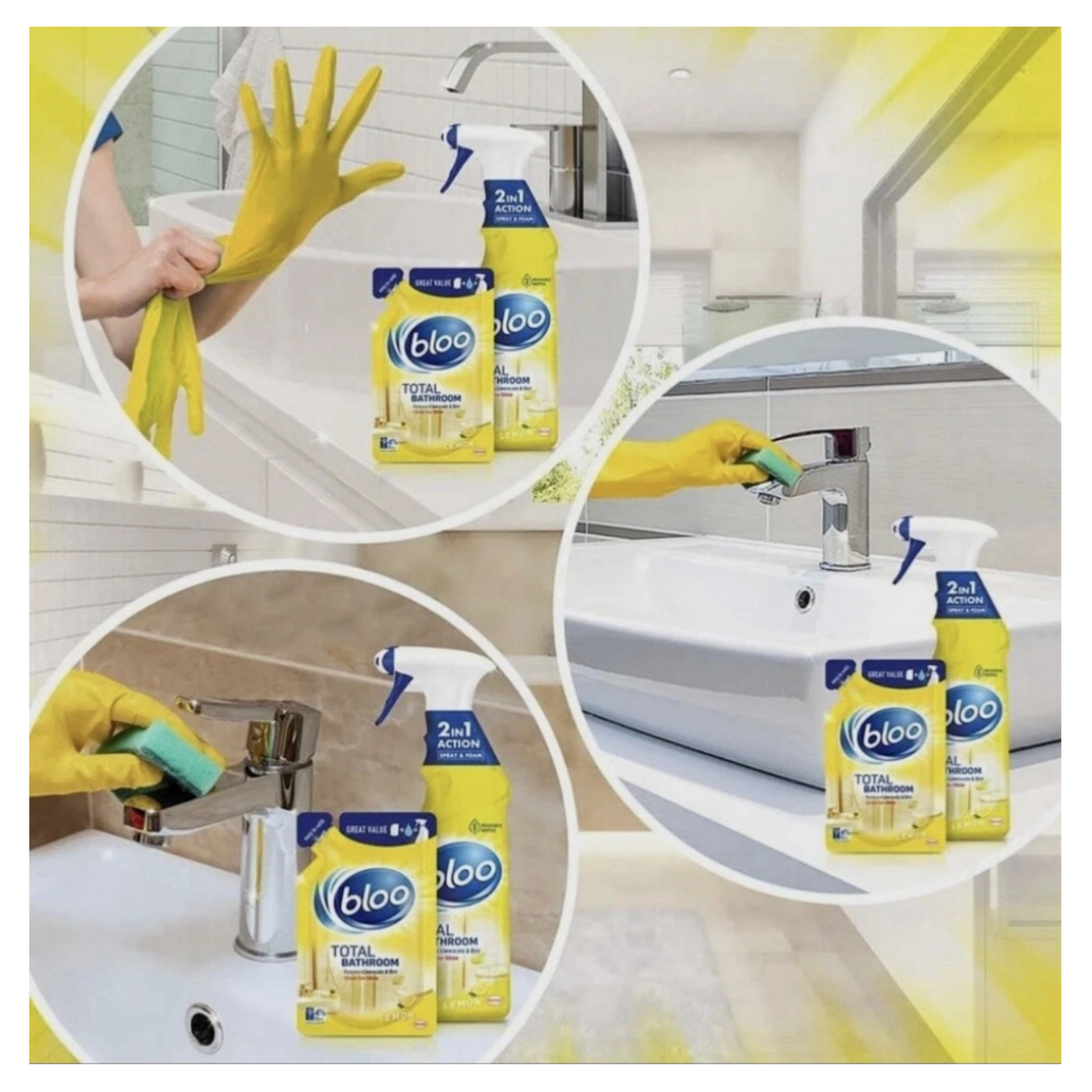 Bloo Bathroom Spray Refill 3 Pack