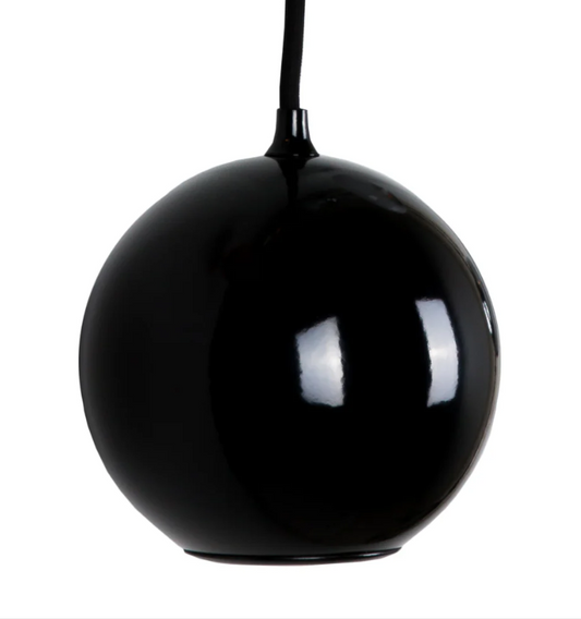 Innermost Boule LED Ceiling Pendant Light - Black Lampshade