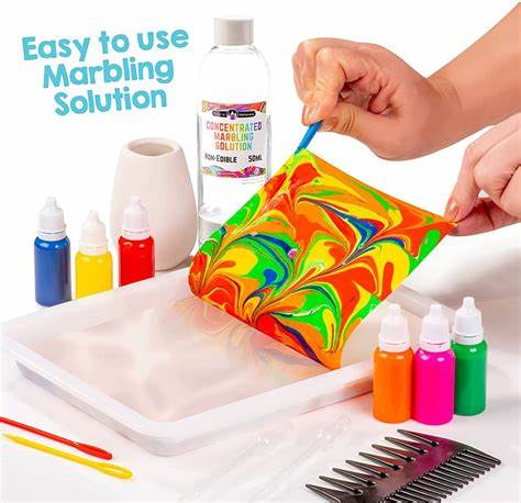 Rainbow Marbling Paint Kit