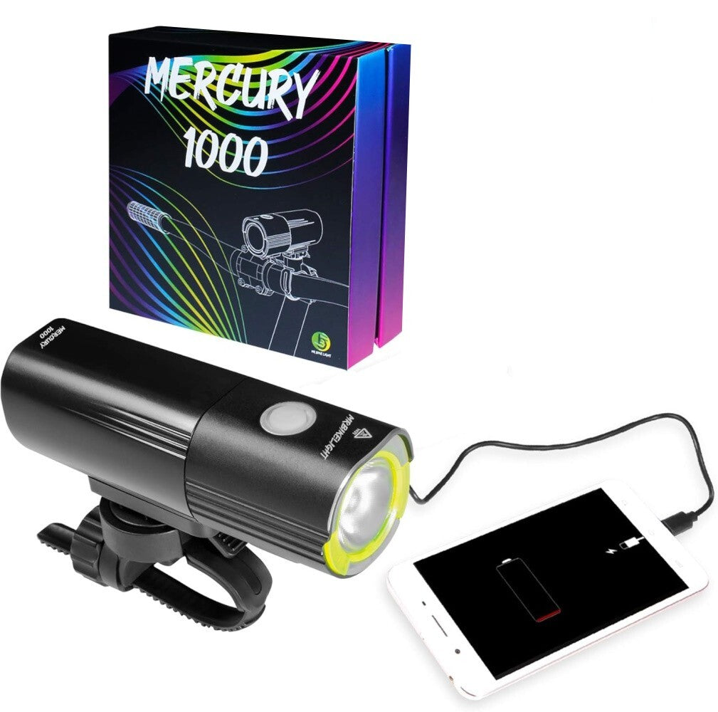 Front & Rear Bike Lights Rechargeable 1000 Lumens Mr Bike Lights
