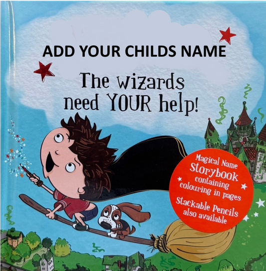 Children's Magical Adventure Book The Wizards Needs Your Help - Add Child’s Name