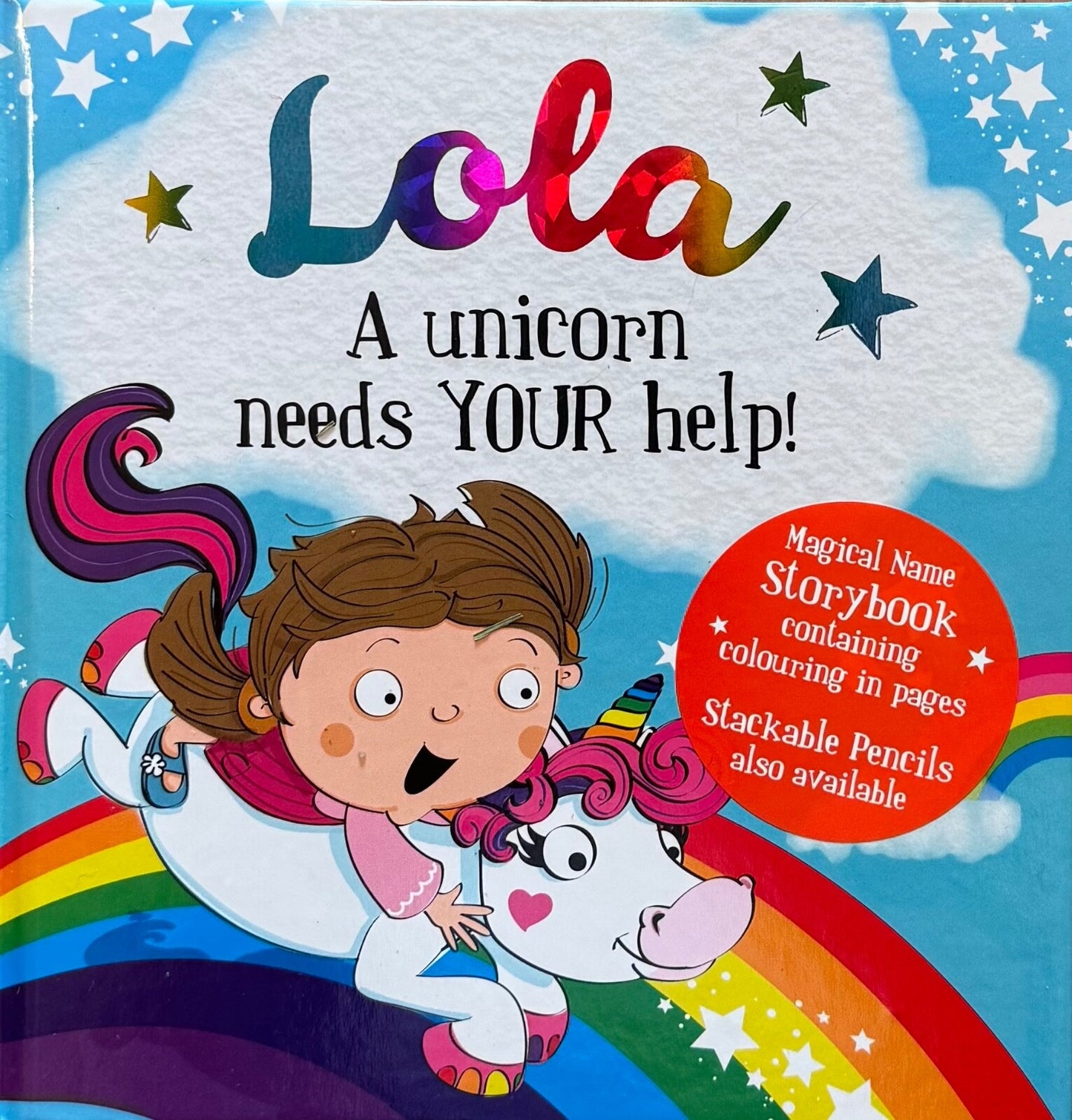 Children's Magical Adventure Book A Unicorn Needs Your Help - Add Child’s Name