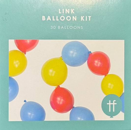 Balloon Kit Birthdays, Weddings Decorations Rainbow Quick Linking  - 30 Balloons