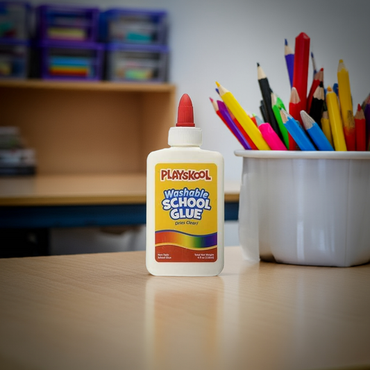Glue Playskool Washable School Glue 4oz Bottle