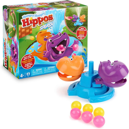 Hasbro Hungry Hungry Hippos Splash Lawn Water Toys Sprinkler Game