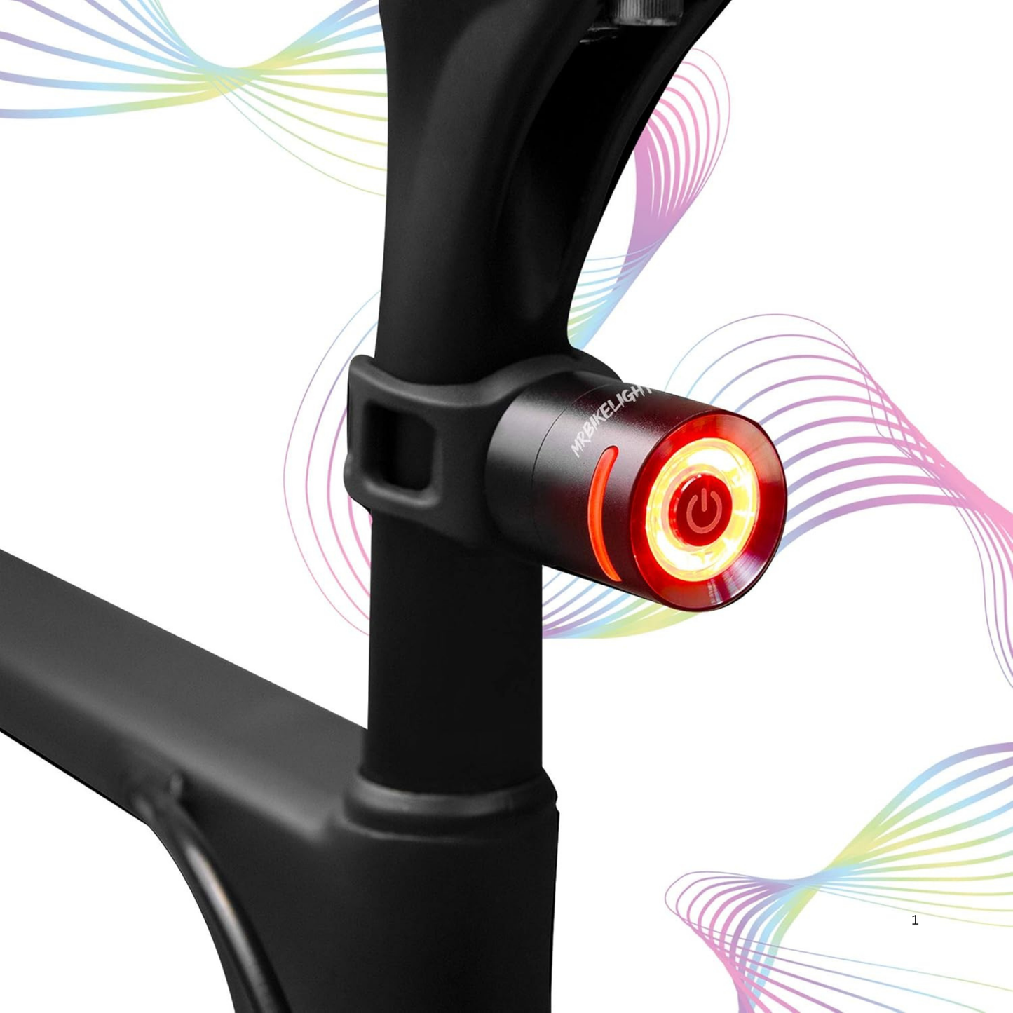 Rear Bike Light Super Bright By Mr Bike Lights - Rechargeable