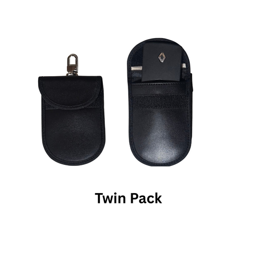 2 Pack Car Key Signal Blocker Case Faraday Cage Pouch Keyless RFID Blocking Bag