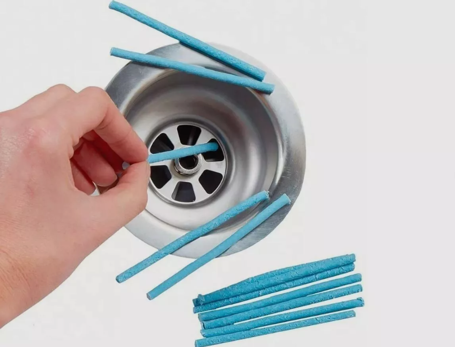 24 Piece Drain Sticks Drain Cleaner Odour Remover For Sink Bath Shower & Kitchen